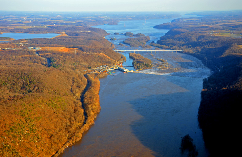 aerial view of susquehanna river private pilot certification